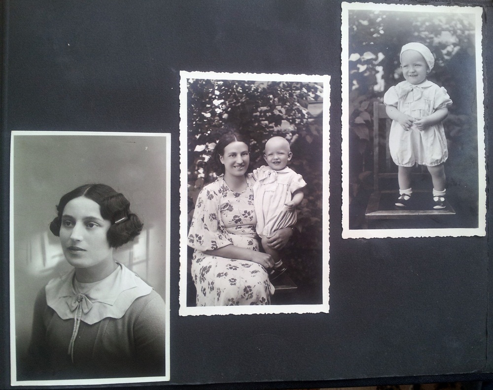 Meine Oma mit meinem Onkel 1938